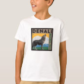 Denali National Park | Howling Wolf T-Shirt (Vorderseite)