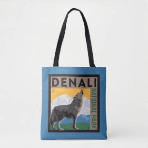 Denali National Park Howling Wolf Tasche