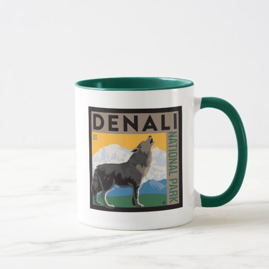 Denali National Park | Howling Wolf Tasse (Rechts)