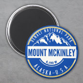 Denali National park Mount Mckinley Magnet