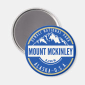 Denali National park Mount Mckinley Magnet (Vorderseite/Rückseite)