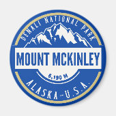 Denali National park Mount Mckinley Magnet (Vorne)