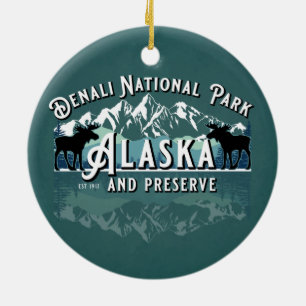 DENALI NATIONAL PARK & PRESERVE PSAKE URLAUB KERAMIK ORNAMENT