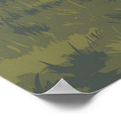 Denali National Park Reiseplakat Poster (Ecke)