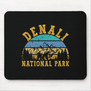 Denali-Nationalpark Alaska Berg Natur Bär H Mousepad