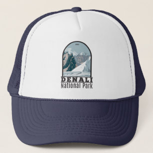 Denali-Nationalpark Alaska Mount Hunter Vintage Truckerkappe