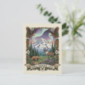 Denali-Nationalpark Alaska Postkarte (Stehend Vorderseite)