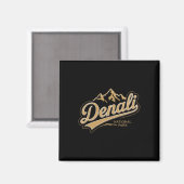 Denali Nationalpark Alaska Souvenir Bergcamp Magnet (Vorderseite/Rückseite)