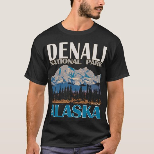 Denali, Nationalpark, Alaska T-Shirt (Vorderseite)
