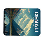 Denali Nationalpark Alaska Travel Magnet (Horizontal)