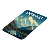 Denali Nationalpark Alaska Travel Magnet (Linke Seite)