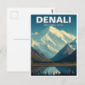 Denali Nationalpark Alaska Travel Postkarte (Vorne/Hinten)