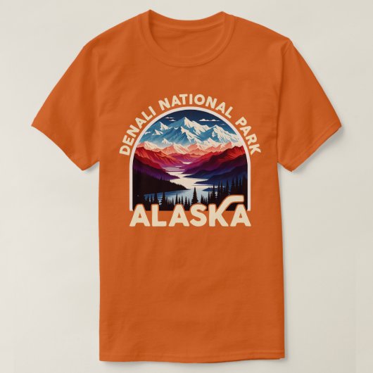 Denali Nationalpark Alaska TShirt 2 (Design vorne)