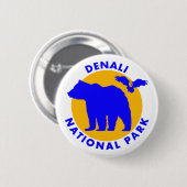 Denali Nationalpark Button (Vorne & Hinten)