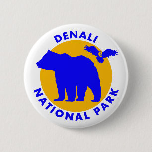 Denali Nationalpark Button
