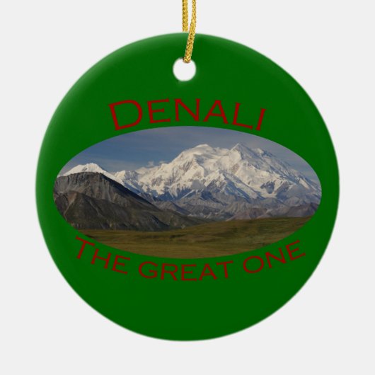 Denali Nationalpark Keramikornament (Vorne)