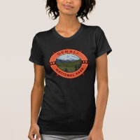 Denali Nationalpark Retro Kompass Emblem