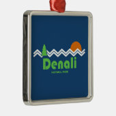Denali Nationalpark Retro Ornament Aus Metall (Rechts)