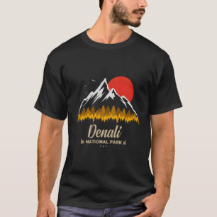 Denali Nationalpark Retro Souvenir T-Shirt