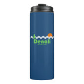 Denali Nationalpark Retro Thermosbecher (Vorderseite)