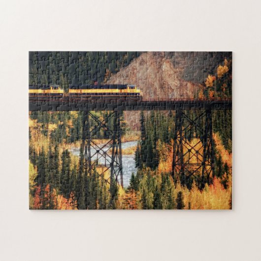 Denali Nationalpark und Konserve USA Alaska Puzzle (Horizontal)