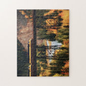 Denali Nationalpark und Konserve USA Alaska Puzzle (Vertikal)