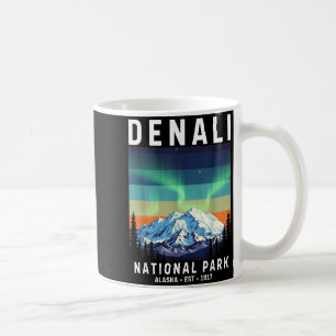 Denali Nationalpark Vintage Alaska Denali Berg Kaffeetasse