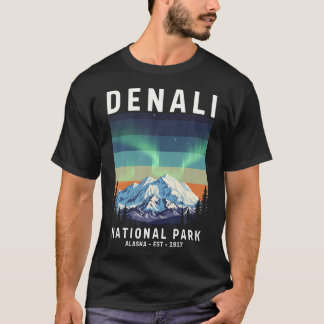 Denali-Nationalpark Vintage Alaska Denali T-Shirt