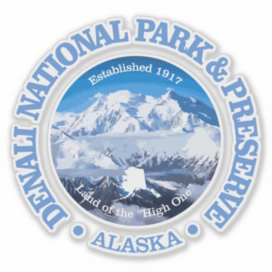 Denali NP2 Aufkleber (Vorderseite)