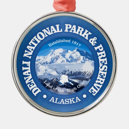Denali NP2 Ornament Aus Metall (Vorne)