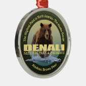 Denali NP (Bären) WT Ornament Aus Metall (Rechts)