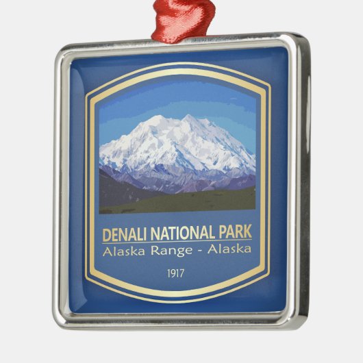 Denali NP (PF1) Ornament Aus Metall (Links)