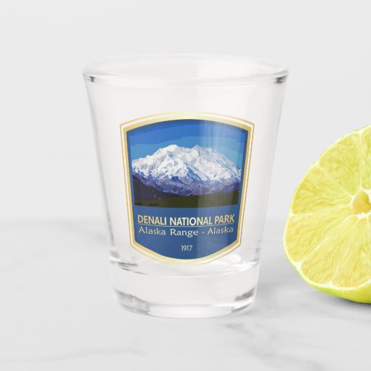 Denali NP (PF1) Schnapsglas (Vorderseite)