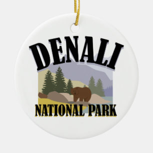 Denali Park Keramik Ornament