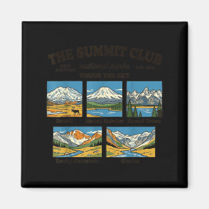 Denali Rainier Grand Teton Rocky Mountain Gletsche Magnet