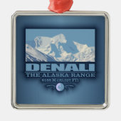 Denali Silbernes Ornament (Vorne)