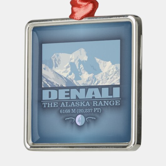 Denali Silbernes Ornament (Links)