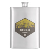 Denali Staat Park Alaska Flachmann (Vorderseite)