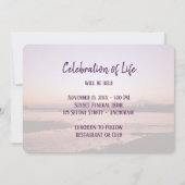 Denali Sunset Celebration of Life Einladung (Rückseite)