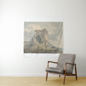 Denbigh Castle (ca. 1793) Thomas Girtin Wandteppich (Beispiel)