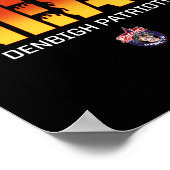 Denbigh Patriots Logo bringen wir die Hitze Poster (Ecke)