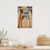 Dendera Temple, antikes Ägypten Poster (Küche)