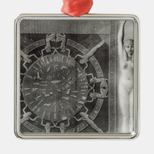 Dendera Tierkreis, im Jahre 1802 graviert Ornament Aus Metall