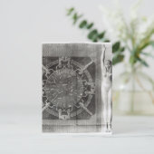 Dendera Zodiac, 1802 graviert Postkarte (Stehend Vorderseite)