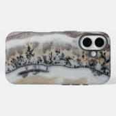 Dendritic Agate Stone Pattern Case-Mate iPhone Hülle (Rückseite (Horizontal))