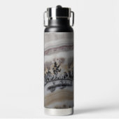 Dendritic Agate Stone Pattern Trinkflasche (Vorderseite)