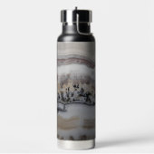 Dendritic Agate Stone Pattern Trinkflasche (Links)