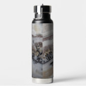 Dendritic Agate Stone Pattern Trinkflasche (rechts)