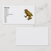 Dendrobates Gift-Frosch-Visitenkarte Visitenkarte (Vorne/Hinten)