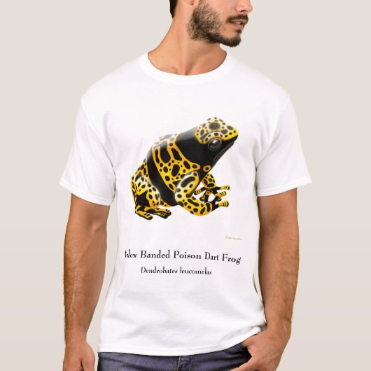 Dendrobates leucomelas Gift-Pfeil-Frosch-T - Shirt (Vorderseite)